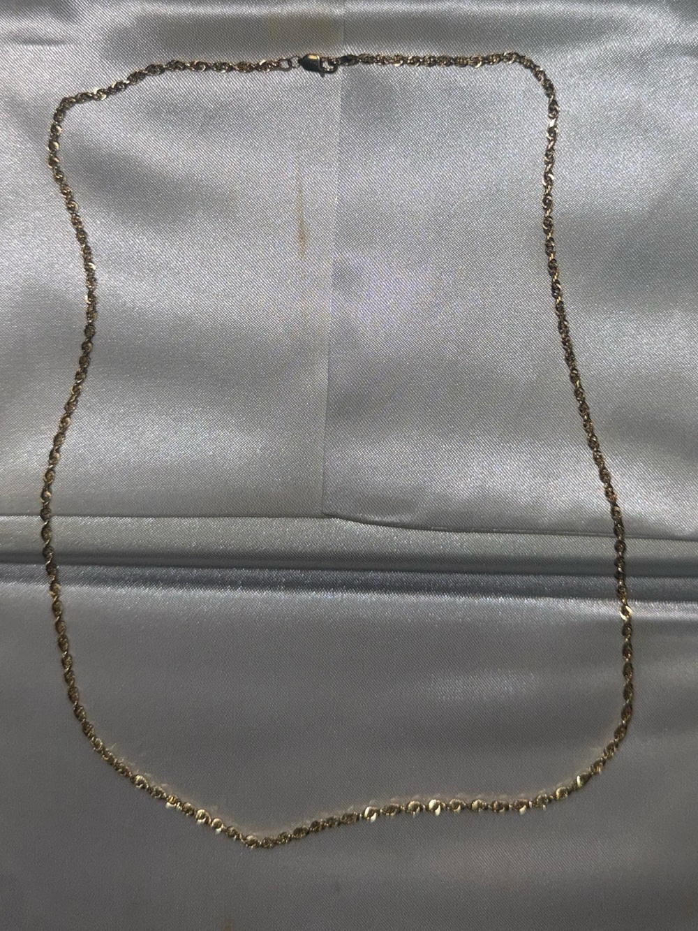 Gold Rope Chain Necklace - Picture 2 of 3